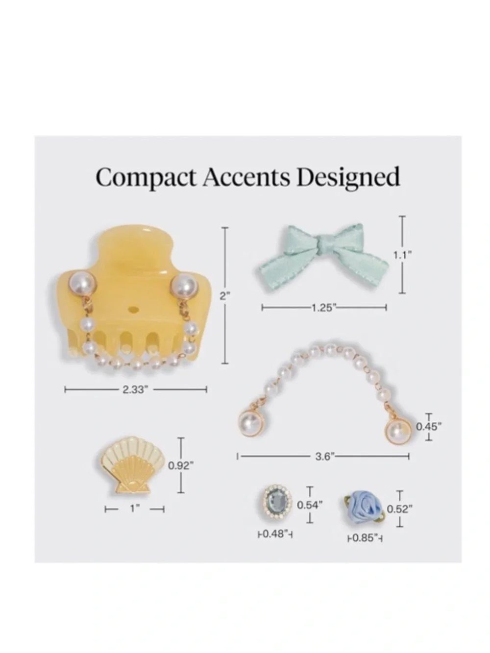 KITSCH KitschPop Coastal Cottage Cloud Clip Set in Butter Yellow